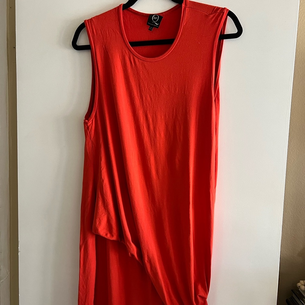 Alexander mcqueen orange dress